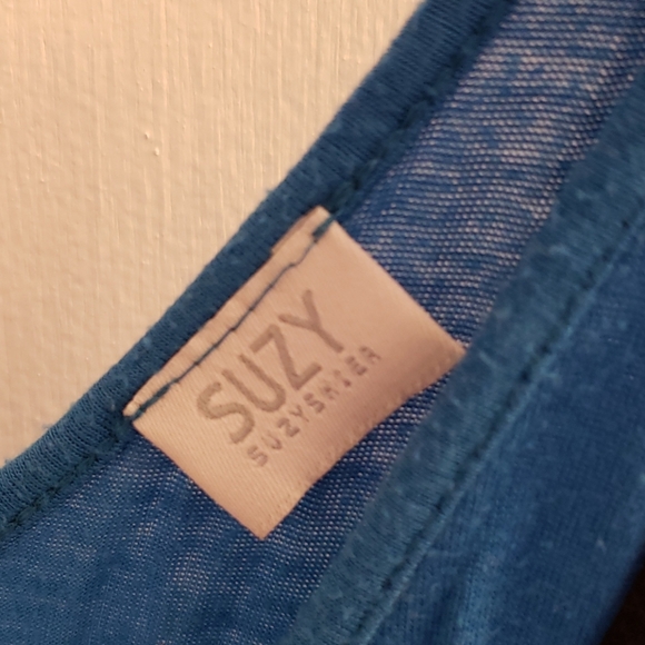 Blu geometric tank top - Picture 2 of 3